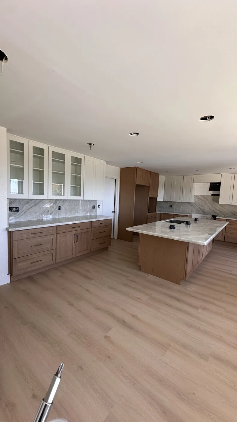 Kitchen cabinetry and countertop