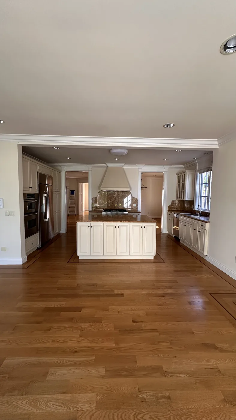 Finished kitchen island