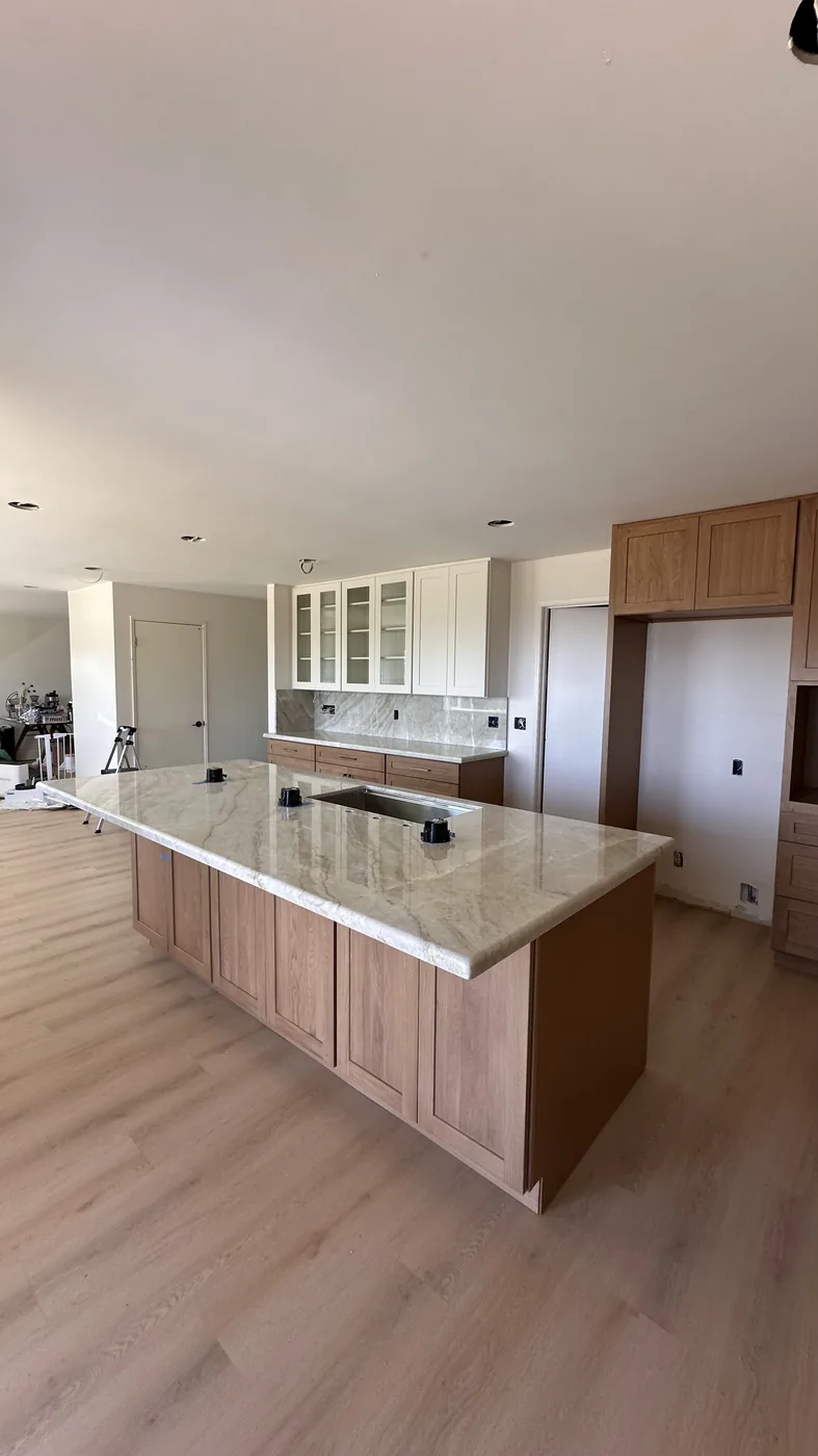 Completed kitchen renovation